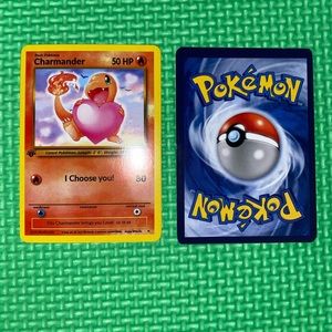 "I Choose You!" Charmander custum made card